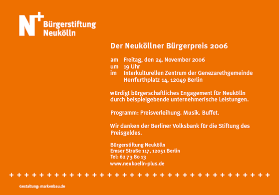 Neuköllner Bürgerpreis 2006