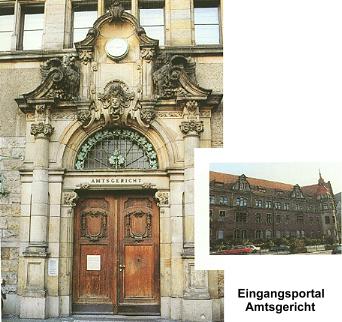 Eingangsportal Amtsgericht