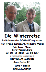 Erik Jenner, Tenor und Peter Vasicek, Piano Erik Jenner, Tenor und Peter Vasicek, Piano